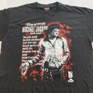 Vintage 2000s Deadstock 2009 RIP Michael Jackson Tribute Shirt Men's XL